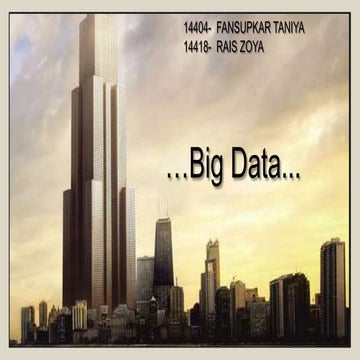 Big data