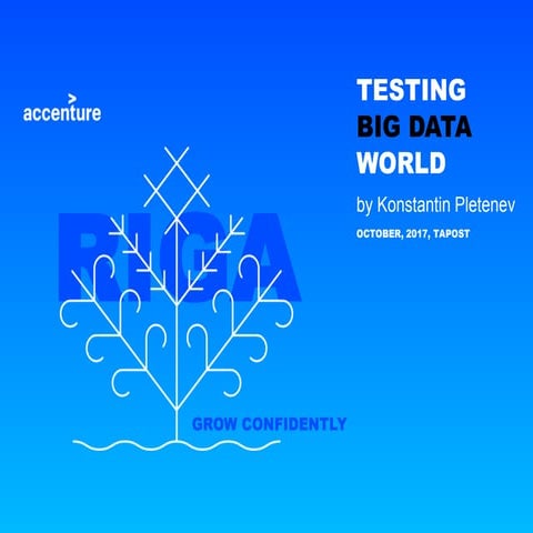 TESTING IN BIG DATA  WORLD