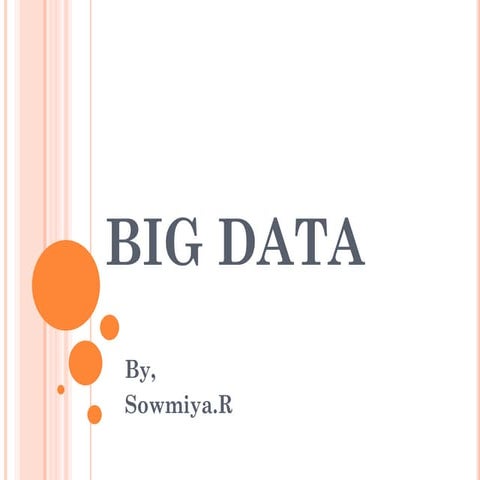 Big data with Hadoop
