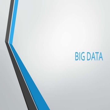 Big data