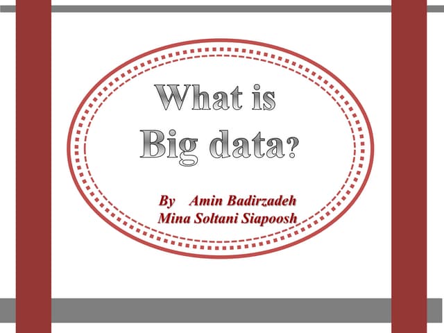 Big data