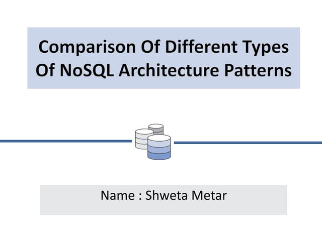 NoSQL Architecture Pattern | PPT