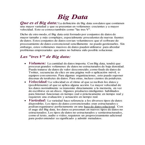 Que es big data | PDF