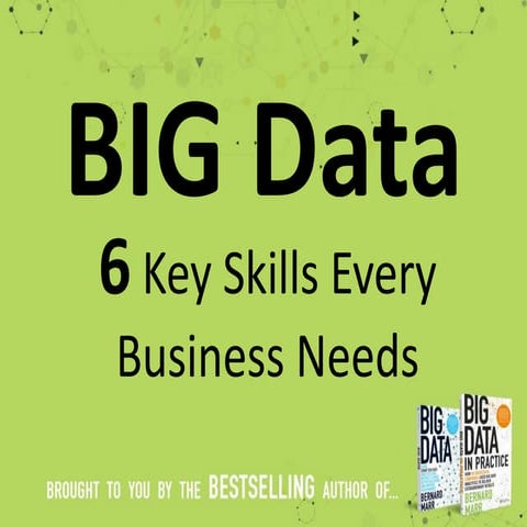 Big Data: The 6 Key Skills Every Business Needs