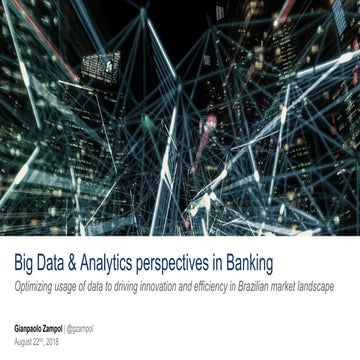 Big Data & Analytics perspectives in Banking