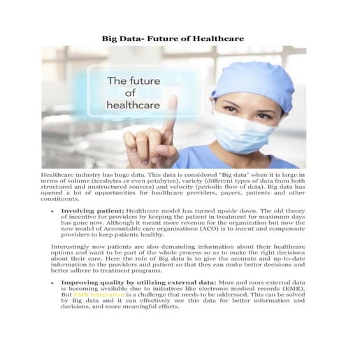 Big data -future_of_healthcare