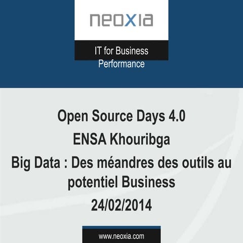 Big Data   Des méandres des outils au potentiel business