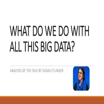 Big data ted talk