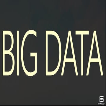 Big Data — Tiny Game