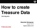 How to create Treasure Data #dotsbigdata