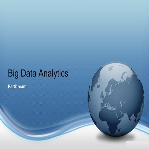 Big data analytics
