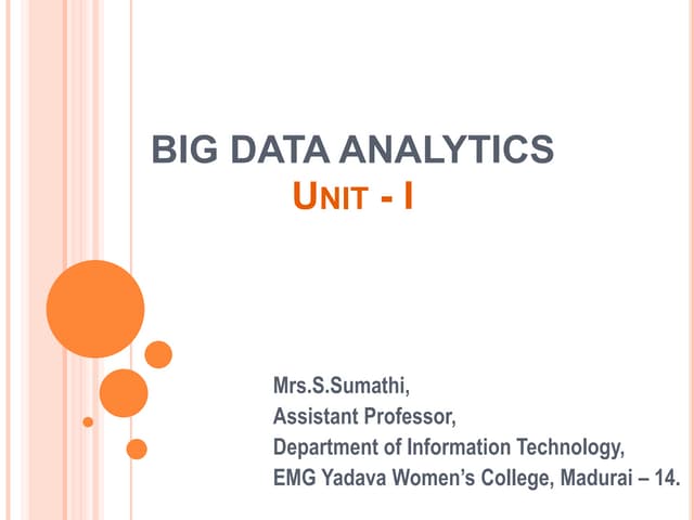 Big Data Analytics