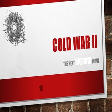 Big Data Analytics - The New Cold War