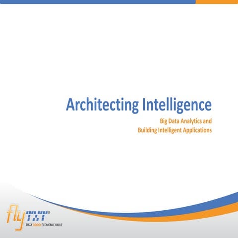 Big data analytics and building intelligent applications