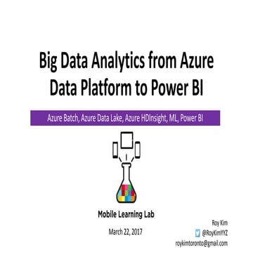 Big Data Analytics from Azure Cloud to Power BI Mobile | PPT