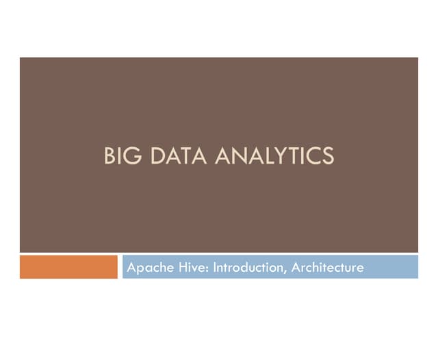 Big Data Analytics Part2