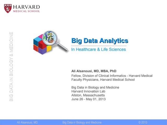 Big Data Analytics in Healthcare and Life Sciences