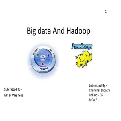 Big data and hadoop | PPT