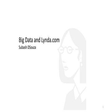 Big data and lynda_Subash_DSouza.com