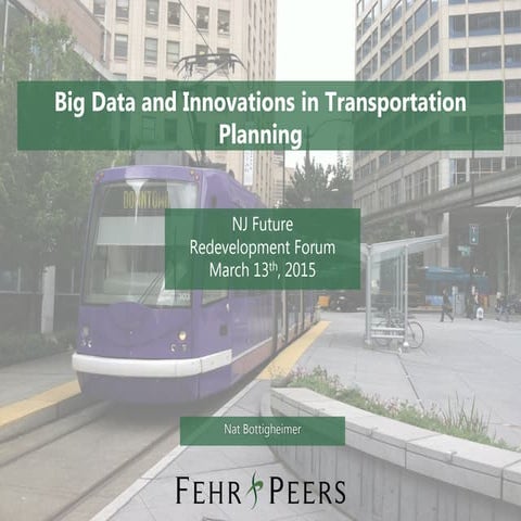 NJFuture Redevelopment Forum 2015 Bottigheimer