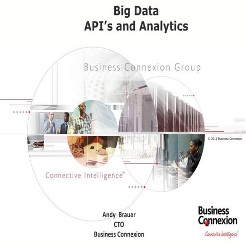 Big data api’s and analytics | PPT