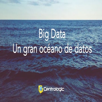 Big data centrologic 2016