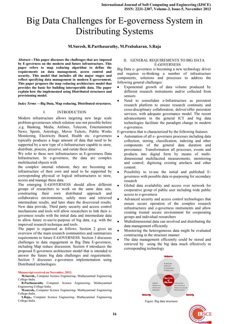 Big data challenges for e governance