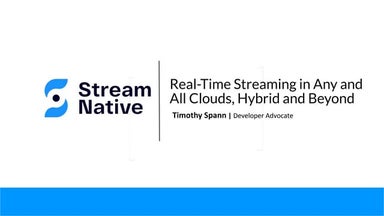 Big data conference europe   real-time streaming in any and all clouds, hybri...