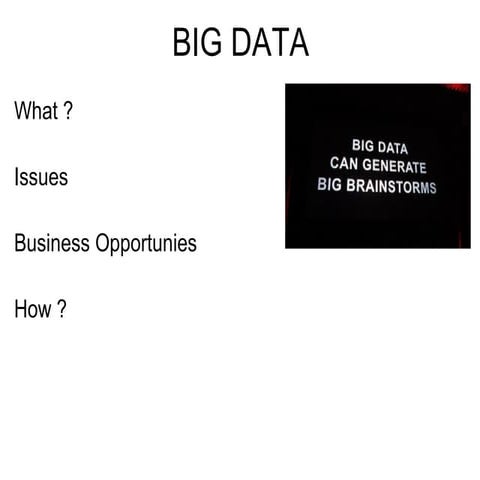 Big data datacrunch