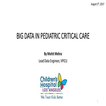 Big Data in Pediatric Critical Care by Mohit Mehra