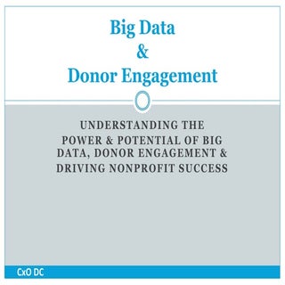 Big Data and Donor Engagement
