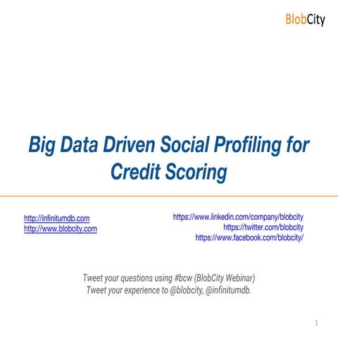 Big data driven social profiling for credit scoring | PDF