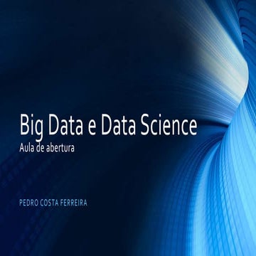Big data e data science
