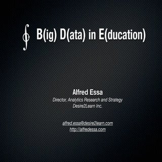 Big Data in Education