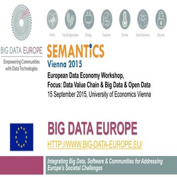 BigDataEurope - Empowering Communities with Data Technologies