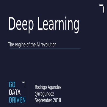 Deep Learning, the Engine of the AI Revolution