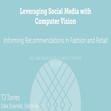 Leveraging Social Media with Computer Vision