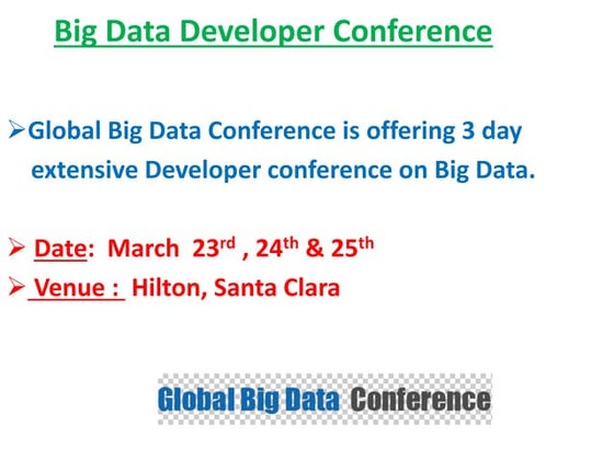 Big Data Streaming Analytics for Engineers | PPT