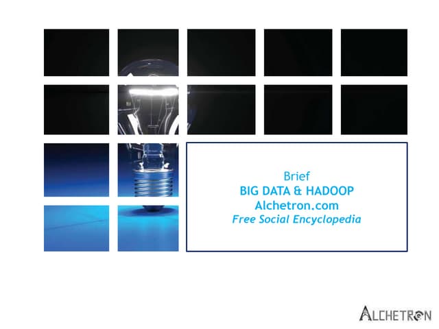 Big data & Hadoop & How we use it at Alchetron