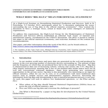 What does “BIG DATA” mean for official statistics?