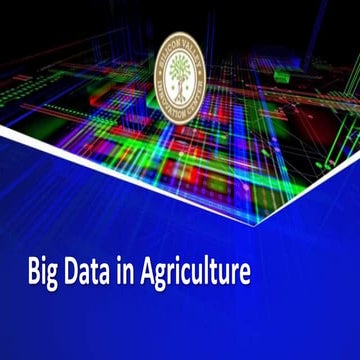 Big Data in Agriculture