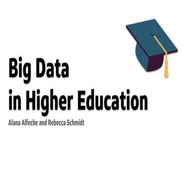 Chicago AWS user group - "Big Data in Higher Education" - Rebecca Schmidt and...