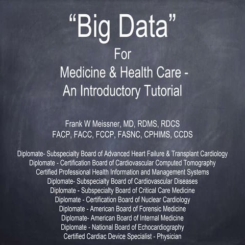 Big Data In Medicine 