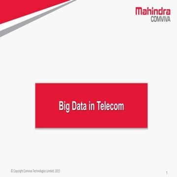 Importance of Big Data in the Telecom Industry