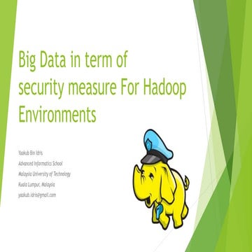 Big data in term of security measure