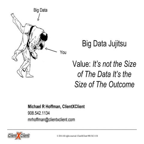 Big Data Jujitsu Walkthru Client x Client | PPT