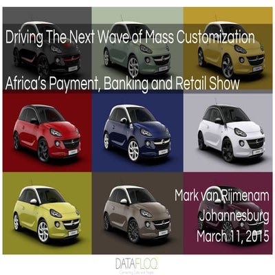 Big data Keynote Africa's Payment Banking Retail Show 2015