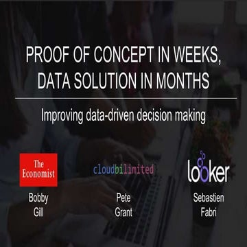 How the economist with cloud BI and Looker have improved data-driven ...