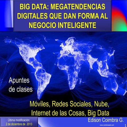 Big Data: megatendencias digitales