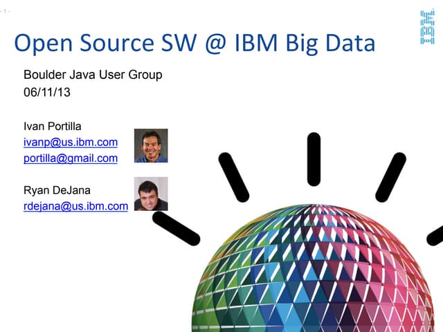 Big Data and OSS at IBM